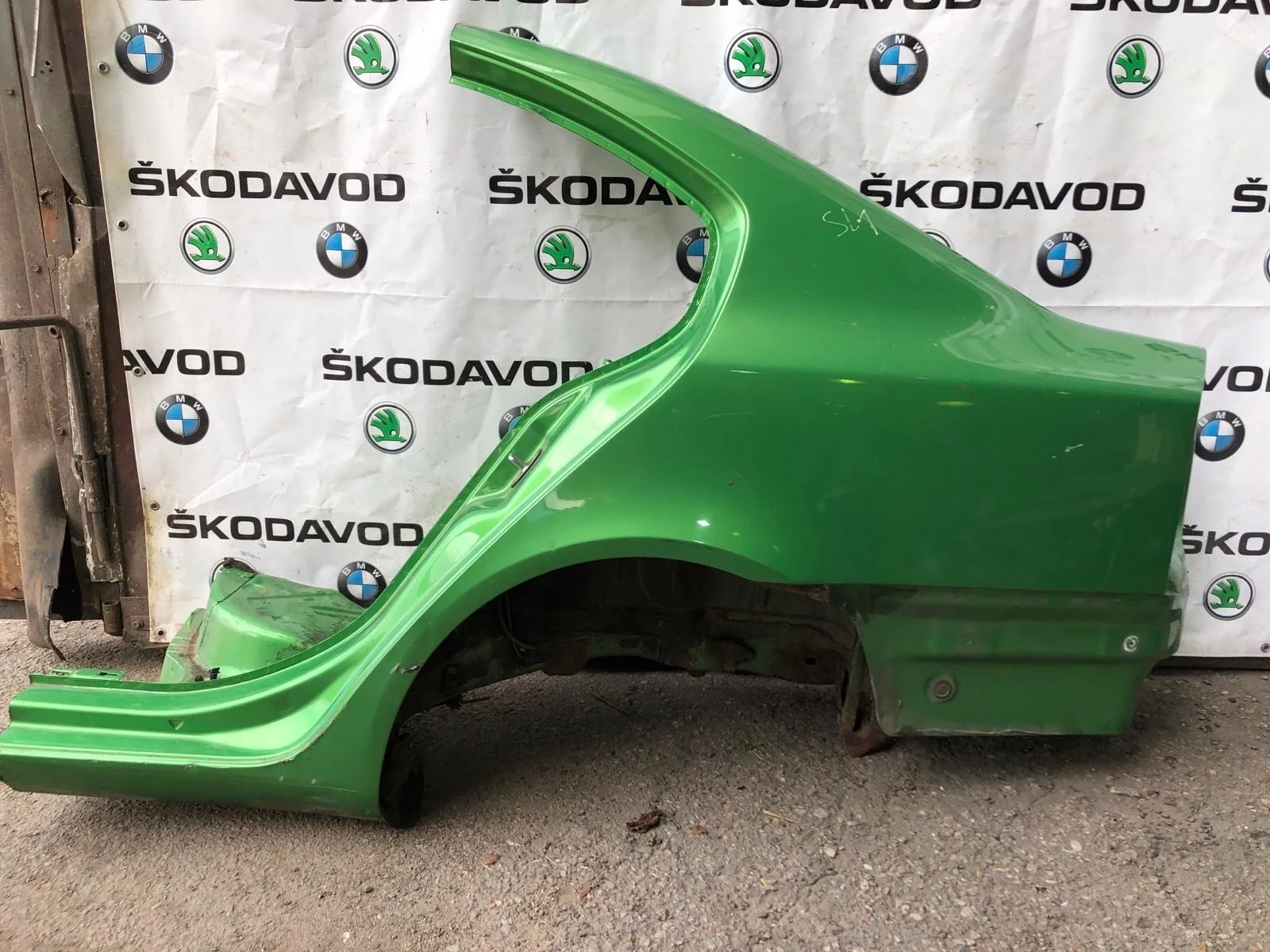 Четверть (крыло) Skoda Octavia Rs 2012 1Z5809605D A5 (1Z) 2.0 CEGA, задний левый