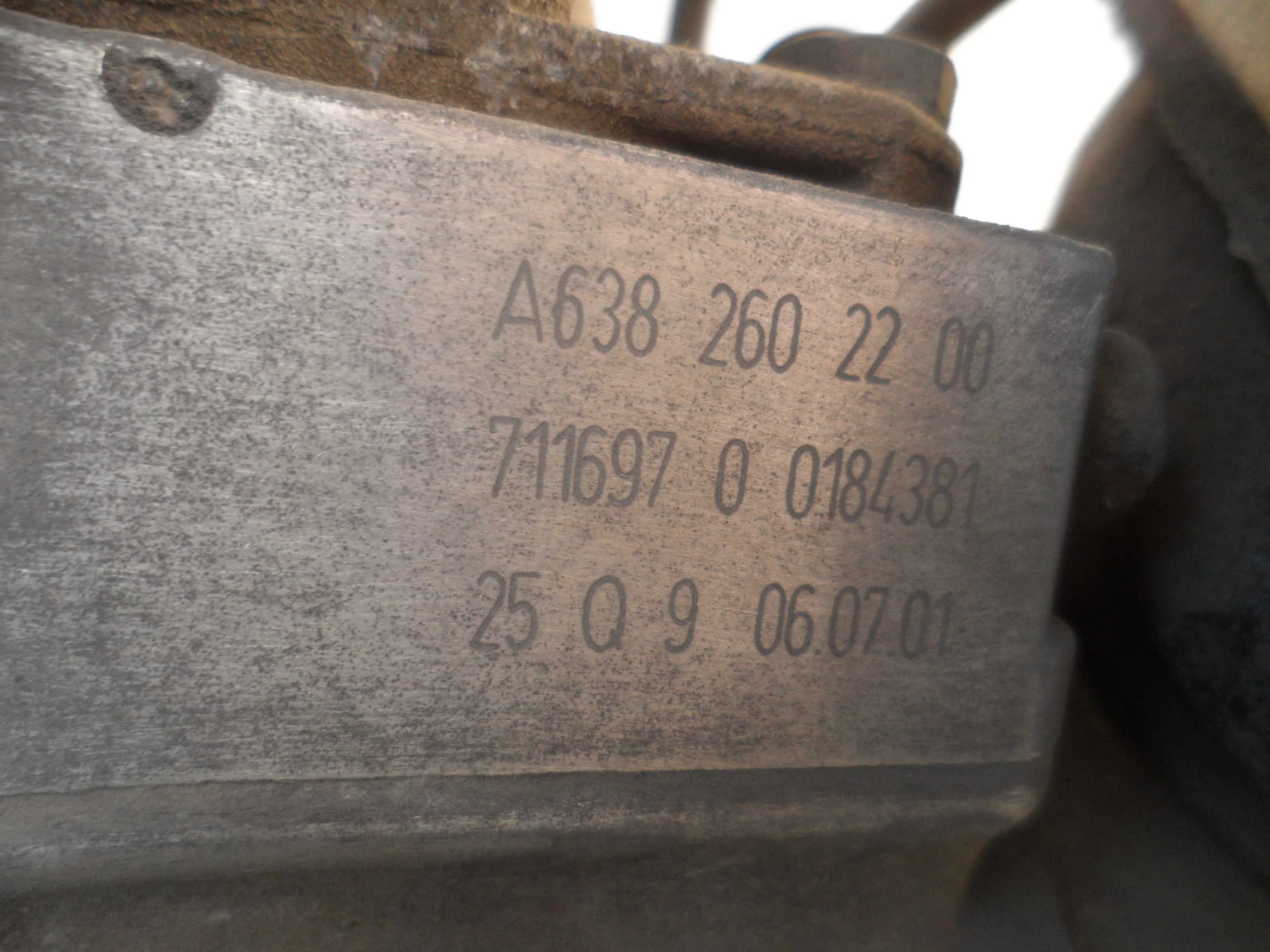 МКПП Mercedes Vito (W638) 1995 - 2003 6382602200 2002