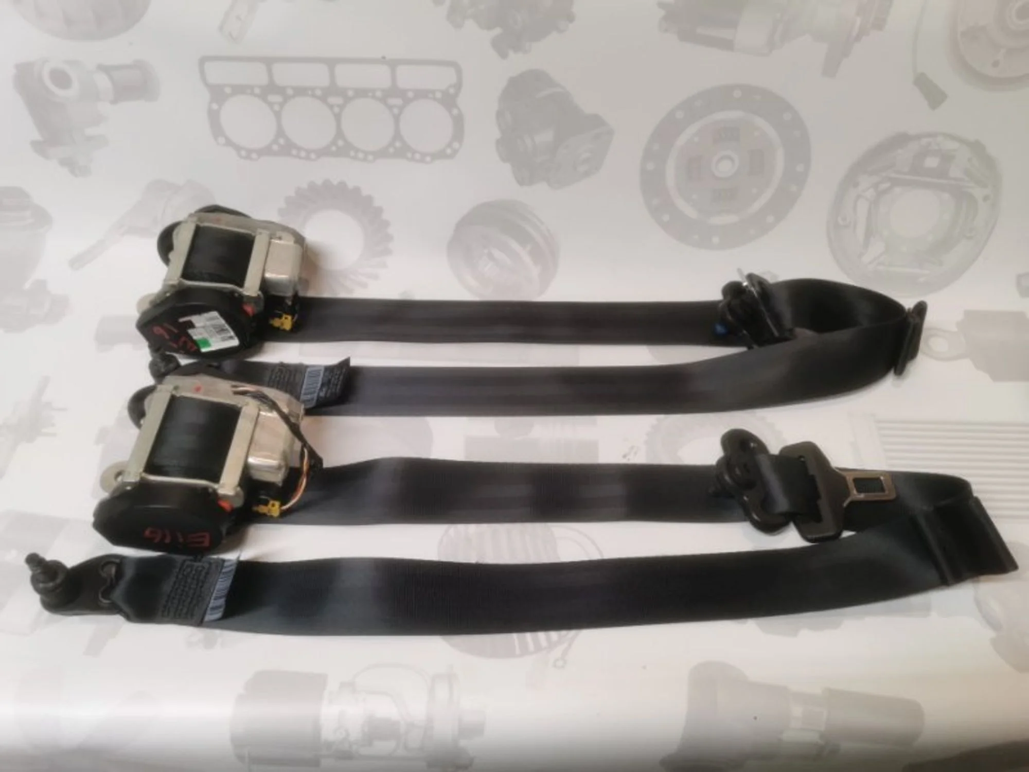 Ремни безопасности (комплект) Ford Focus 3 1764013, передние