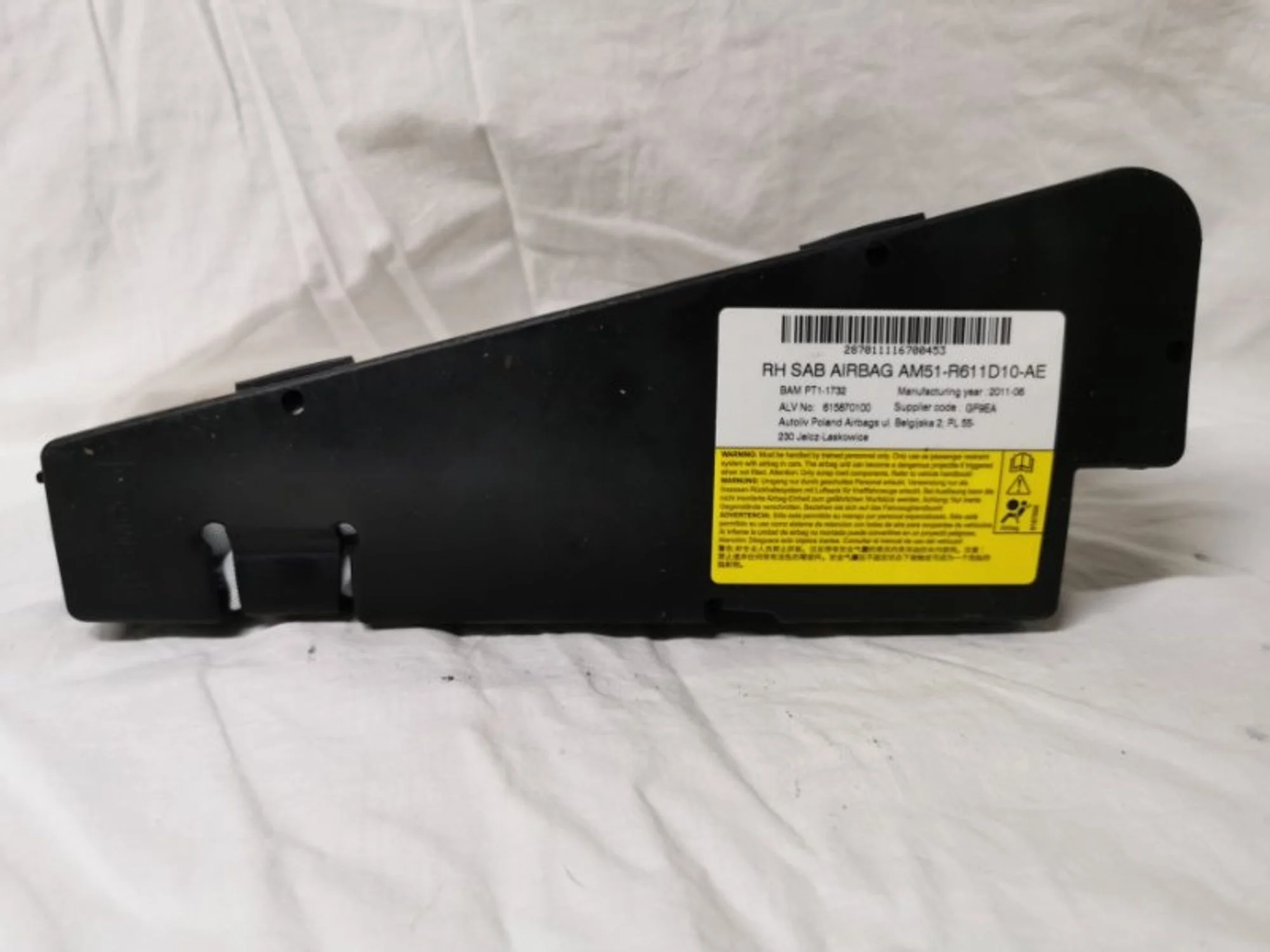 Подушка безопасности боковая в сиденье Ford Focus 3 1749215, правая