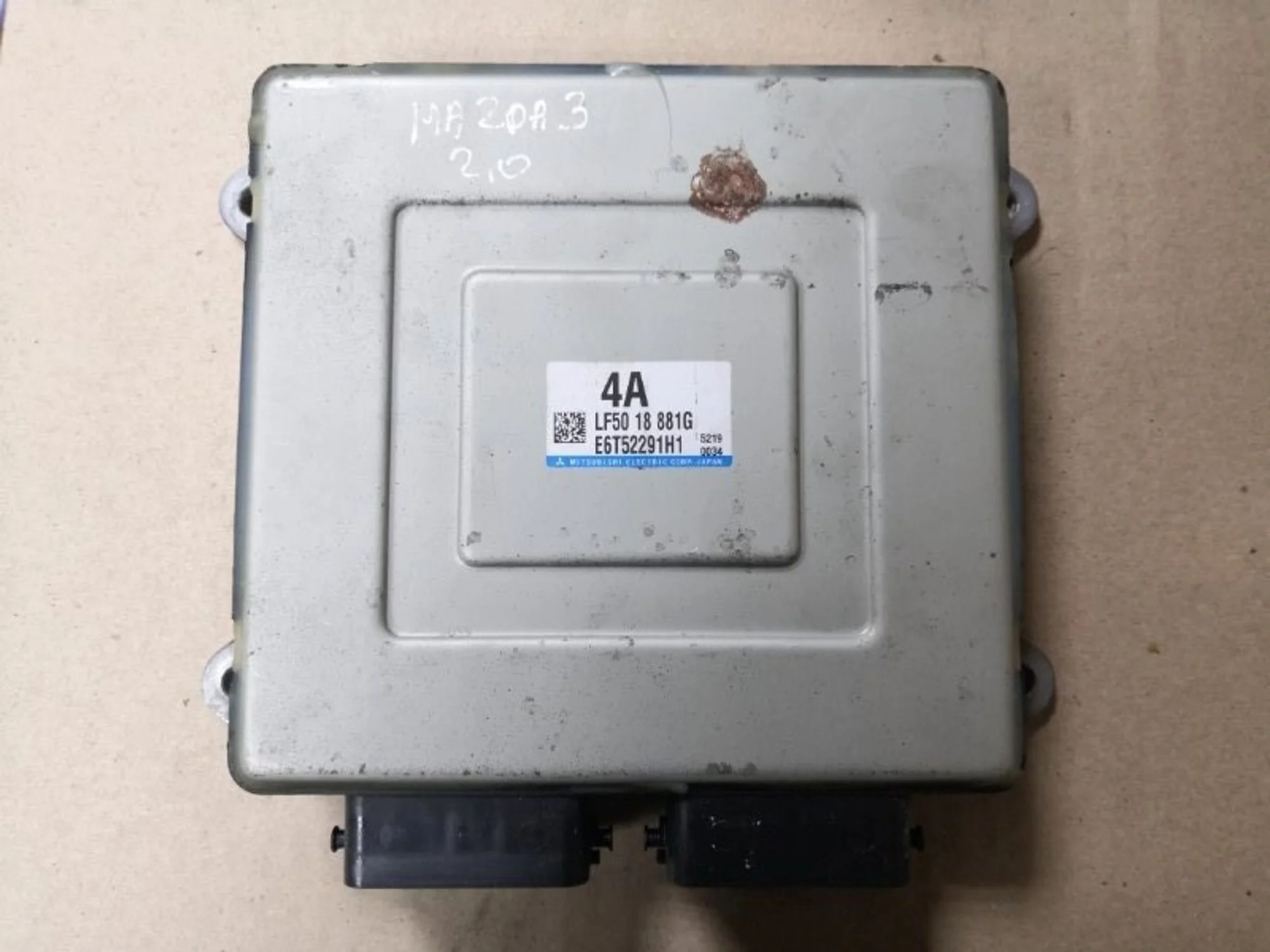 Электронный блок управления двигателем (эбу двс) Mazda 3 Bk LF5018881G