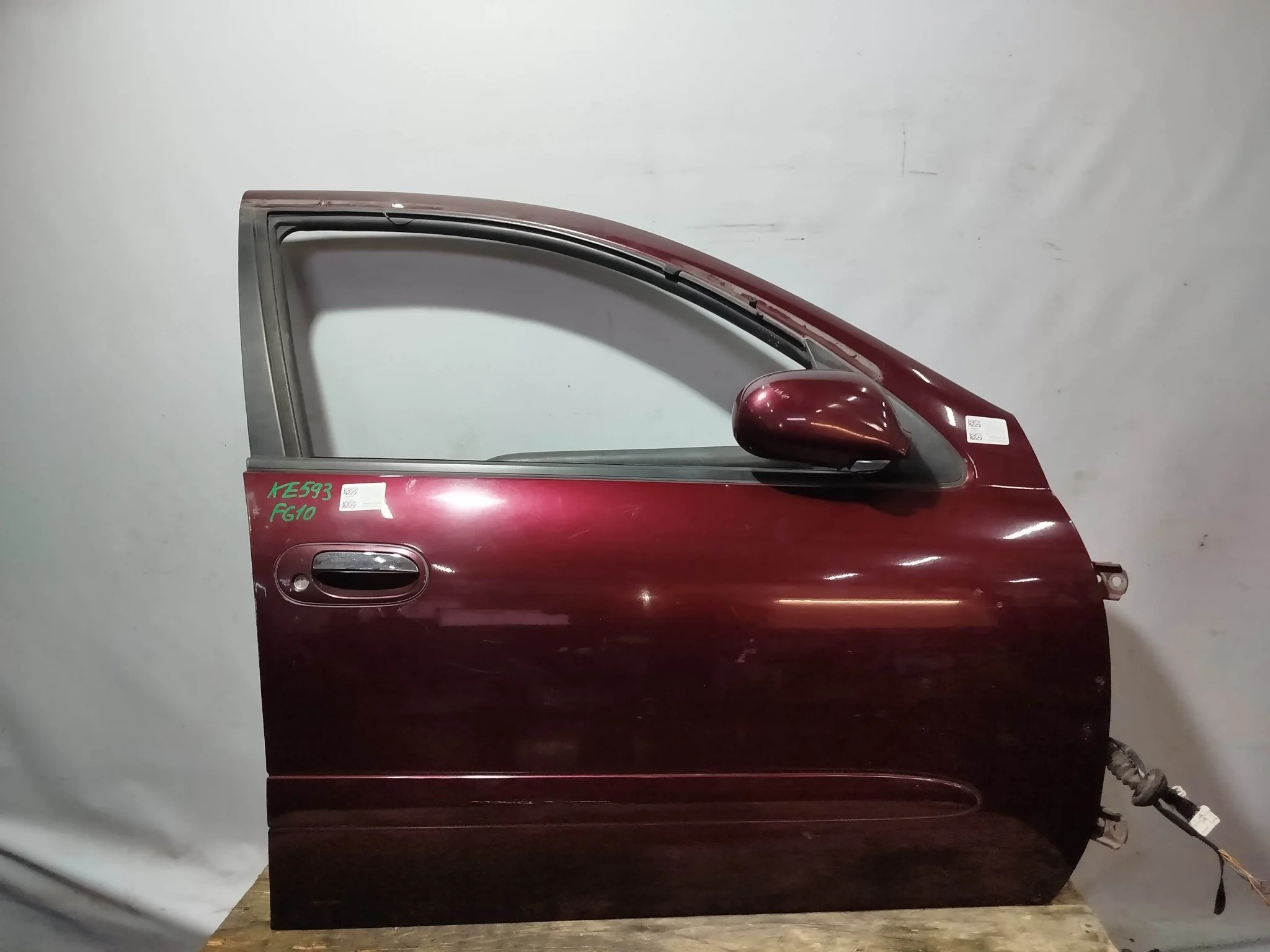 ДВЕРЬ NISSAN ALMERA ALMERA CLASSIC BLUEBIRD SYLPHY B10 FG10 N16 QG10 QNG10 TG10 801005M432 ПЕРЕДНЯЯ ПРАВАЯ БЕЗ СТЕКЛОПОДЪЕМНИКА красный, AX5 KE593