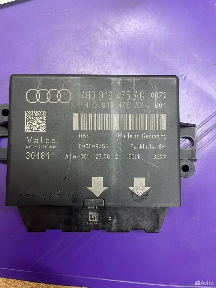 Блок парктроника audi a8 d4 4h0919475ag