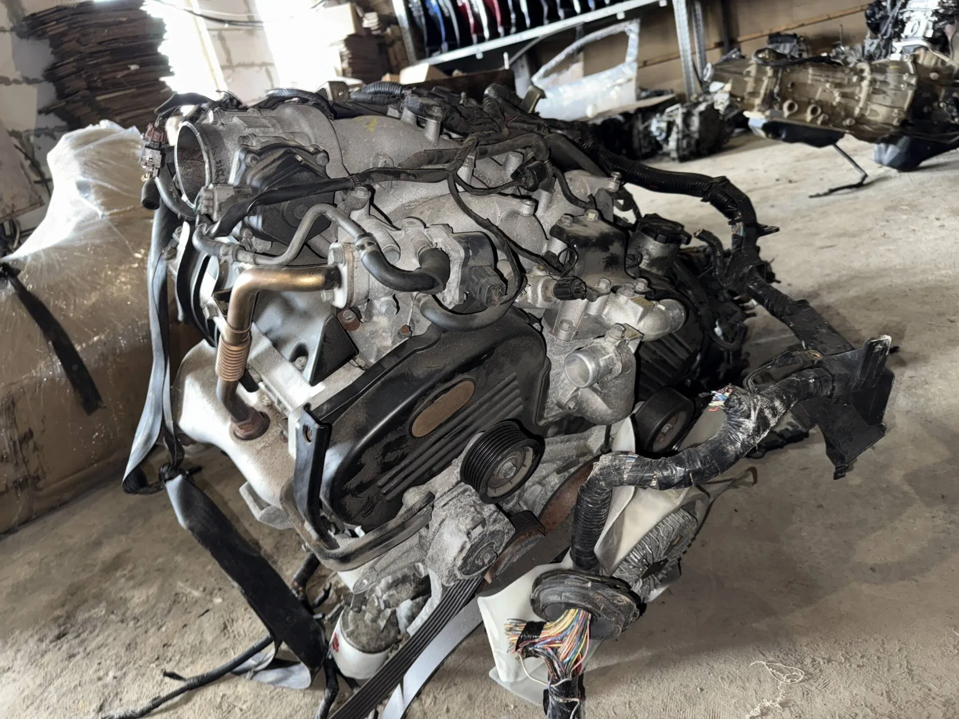 Двигатель Mitsubishi Pajero V75W 6G74 GDI