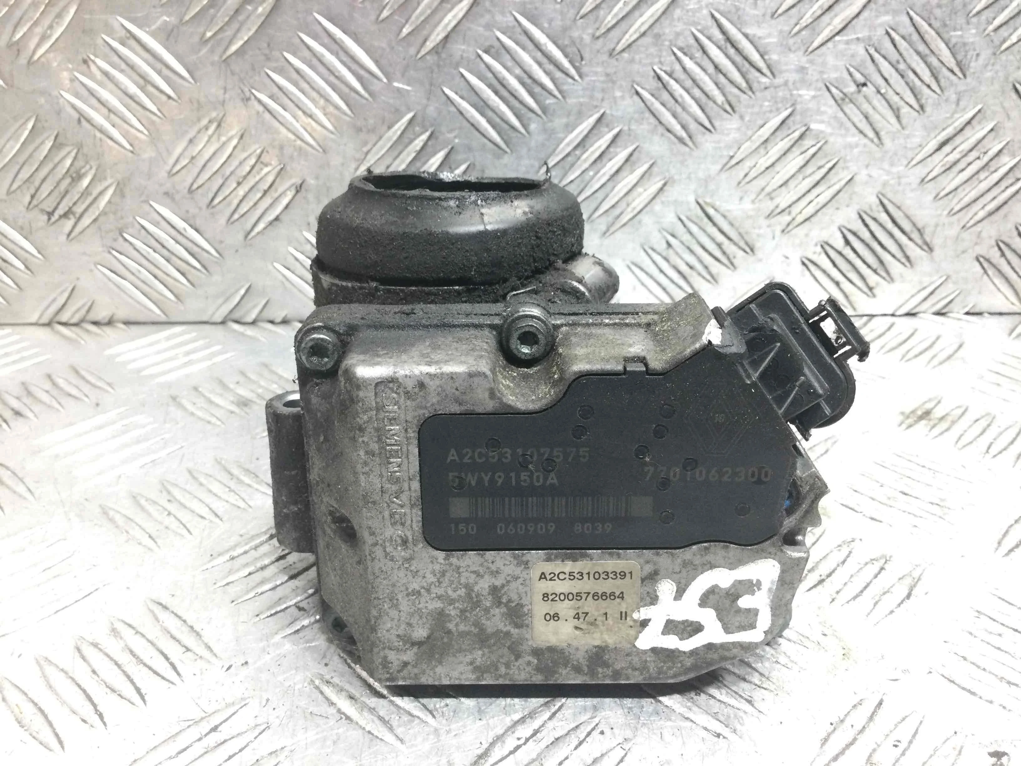 Заслонка дроссельная Renault Megane Megane II (KM,LM) 2003 - 2009 дизель 1.9 dCI Механика Х/б
