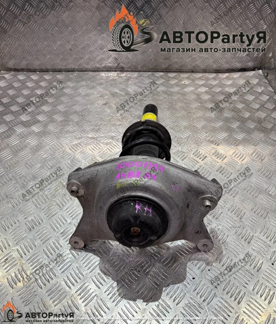 Стойка амортизационная передняя правая. Audio (ауди) A4 B8