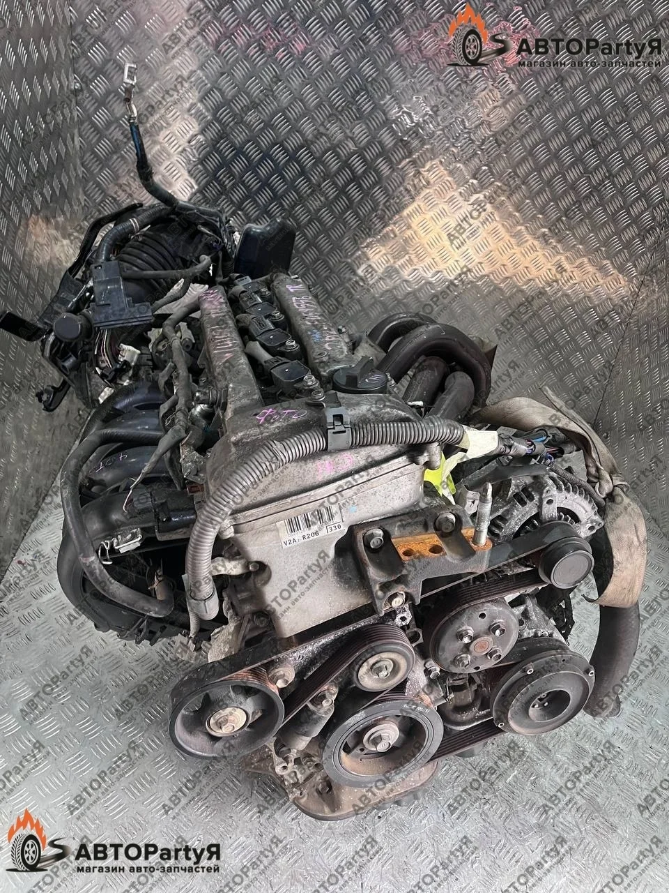 Контрактный Двигатель в сборе с навесным оборудованием Toyota (Тойота) RAV4 XA20 2AZ-FE 2,4 л.