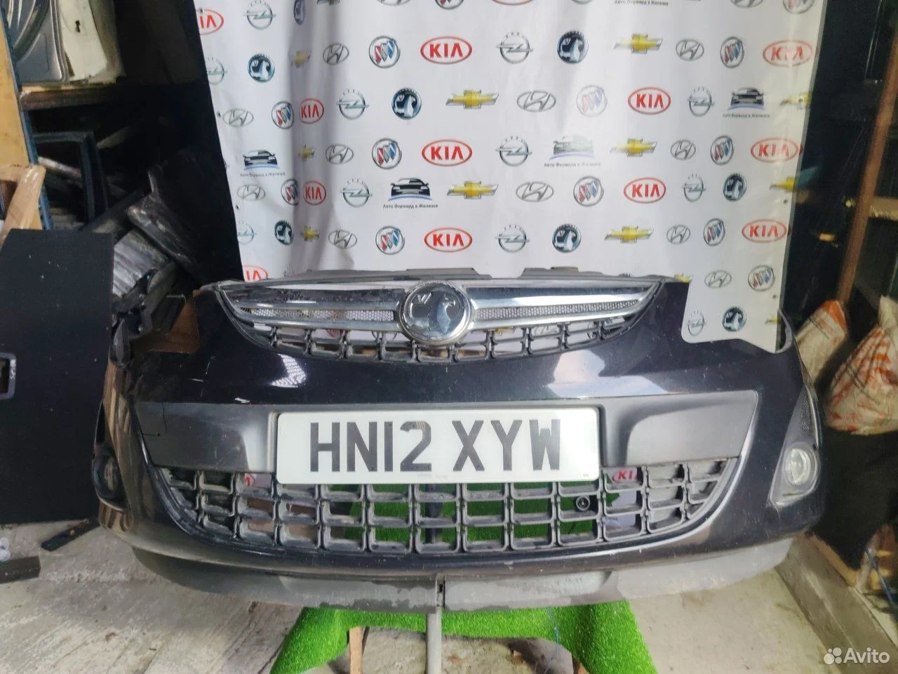 Бампер передний opel corsa d рест