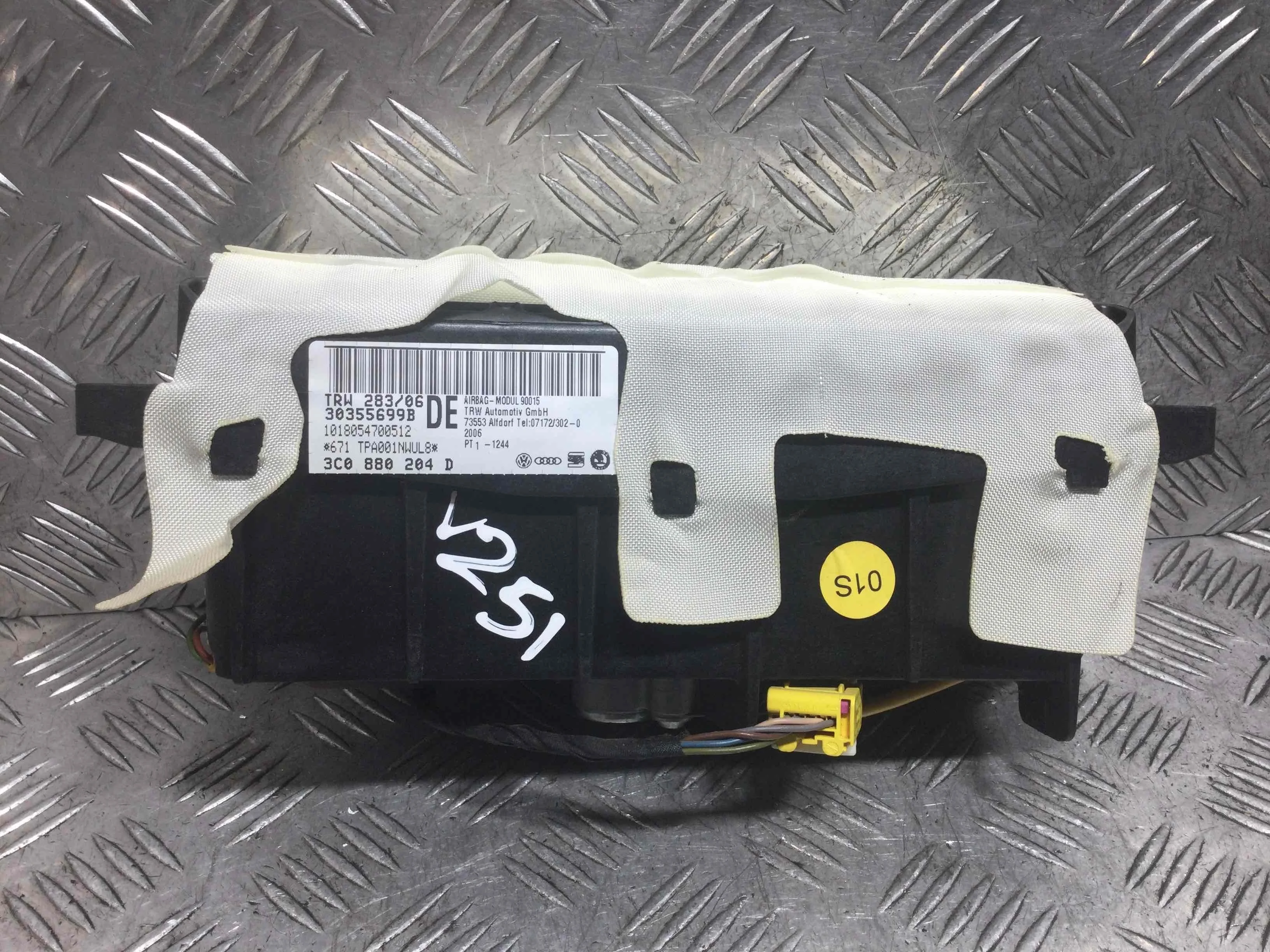 Подушка безопасности пассажира Volkswagen Passat B6 (2005-2010) дизель 2.0 TDI Механика Универсал