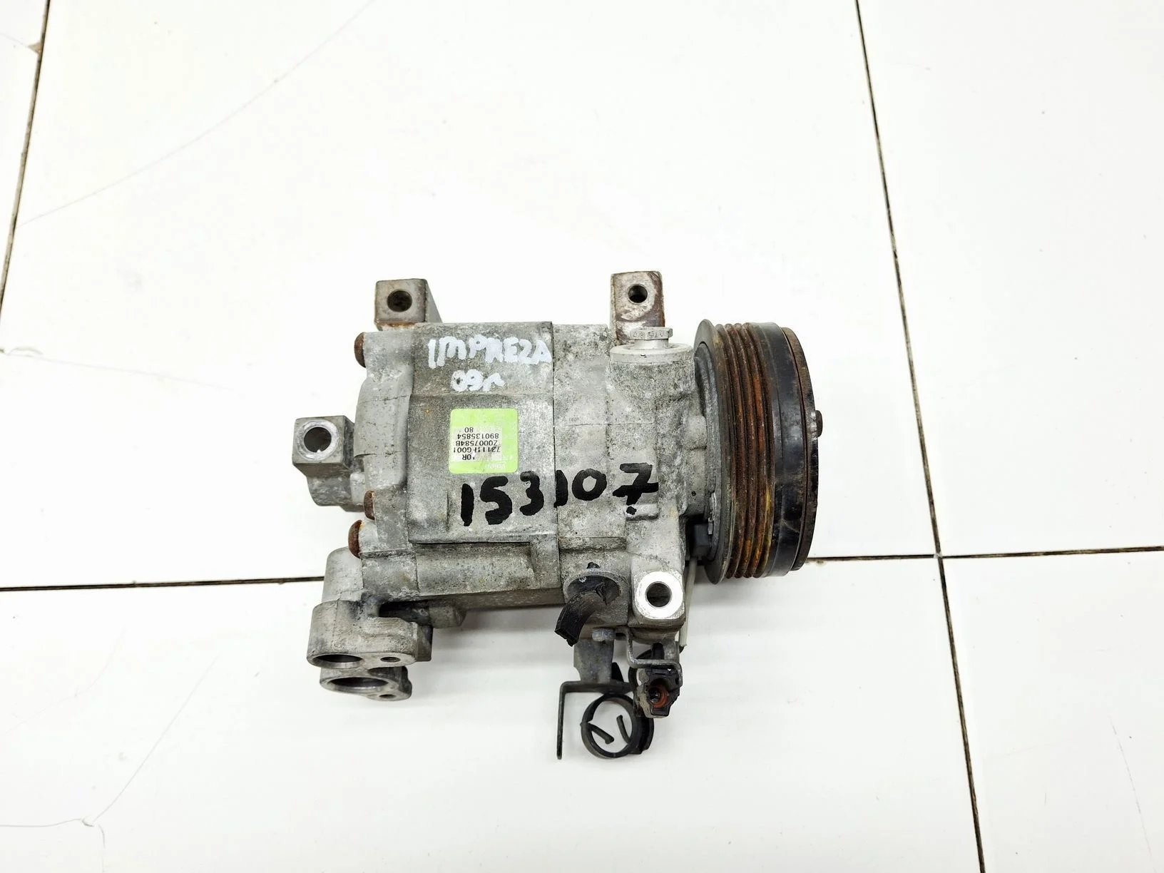 компрессор кондиционера Subaru Impreza III (GE/GH/GR/GV) 2007-2011