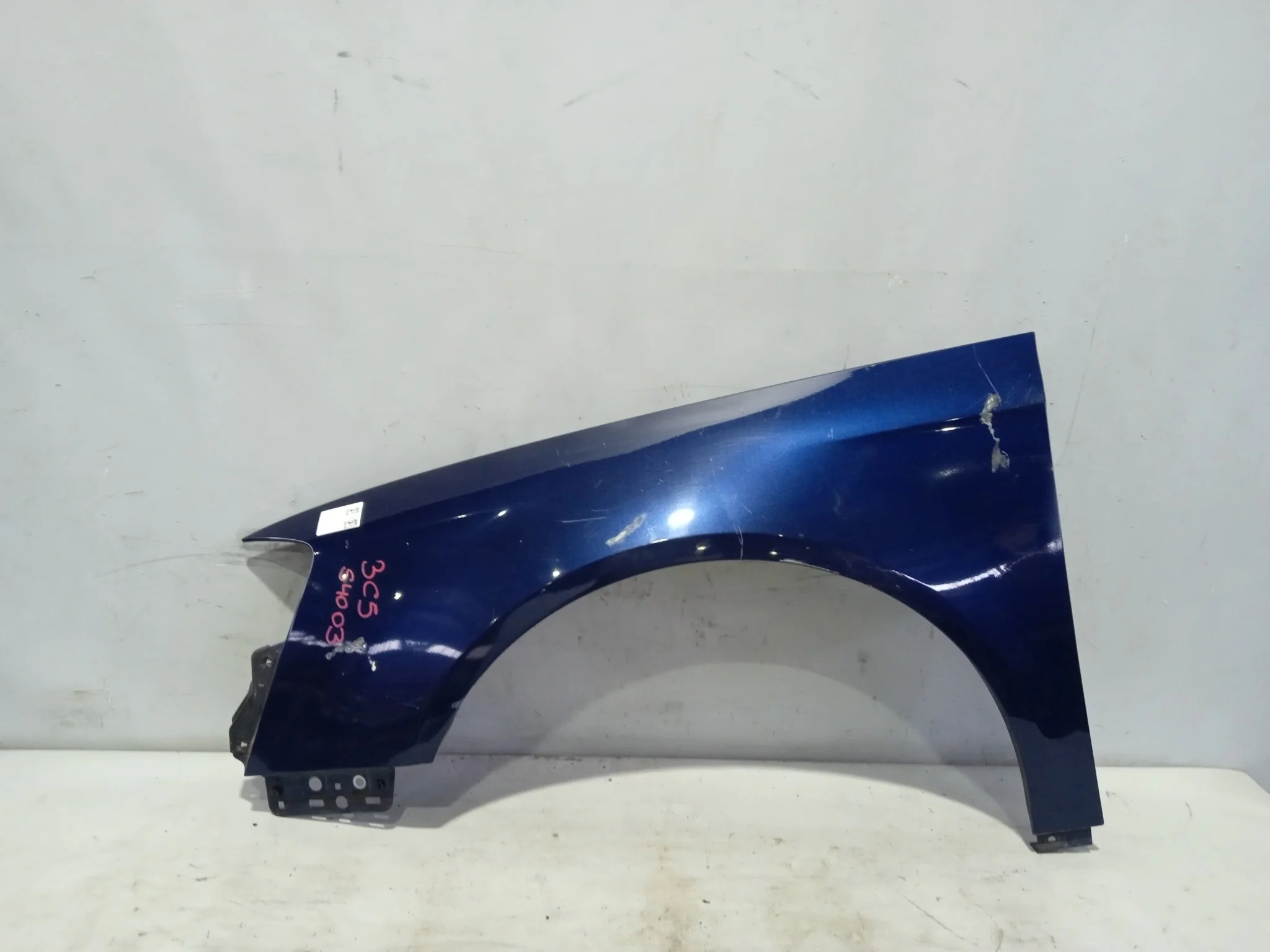 КРЫЛО VOLKSWAGEN PASSAT 3C2 3C5 B6 3C0821021 ПЕРЕДНЕЕ ЛЕВОЕ синий, LD5Q S4003