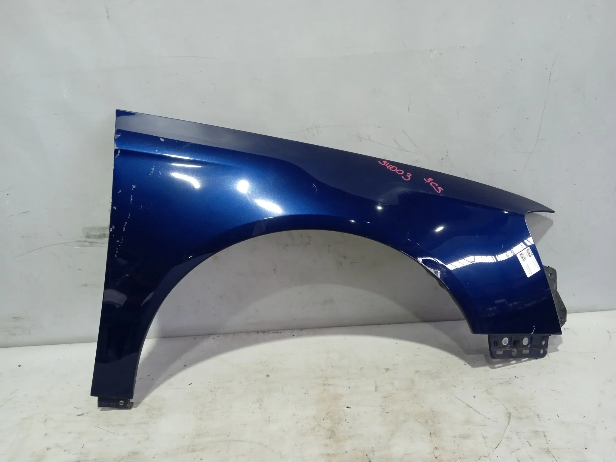 КРЫЛО VOLKSWAGEN PASSAT 3C2 3C5 B6 3C0821022 ПЕРЕДНЕЕ ПРАВОЕ синий, LD5Q S4003