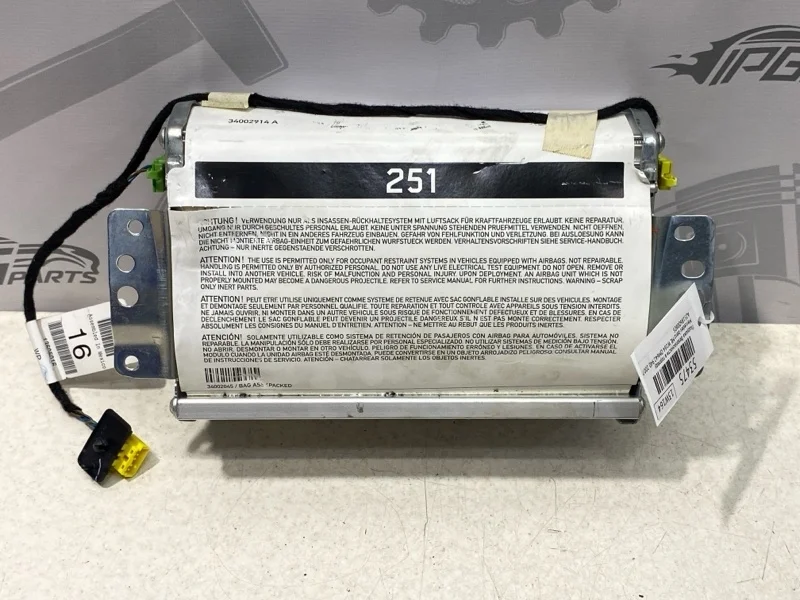 Подушка безопасности в торпеду Mercedes-benz ML 2007 W164