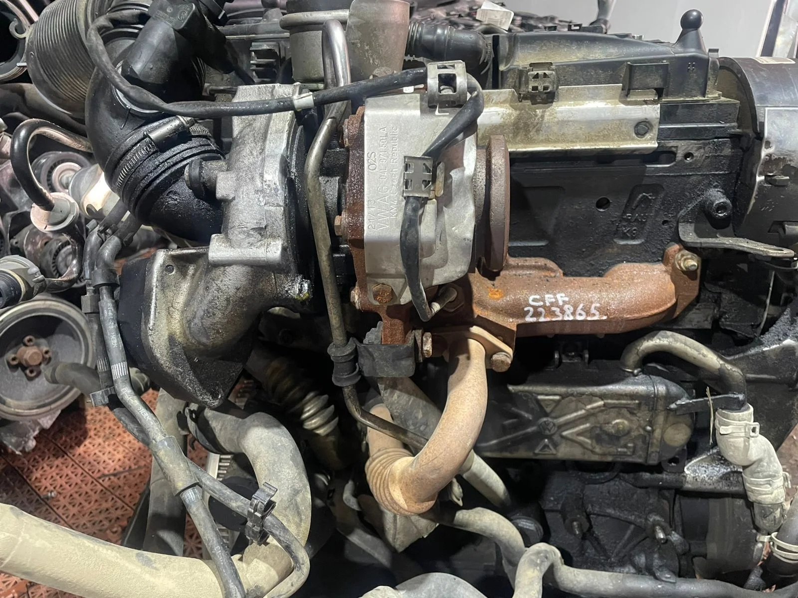 Турбина, турбокомпрессор AUDI A3, SKODA OCTAVIA 1Z, VOLKSWAGEN GOLF 6, JETTA 6, PASSAT B6/B7/CC, TIGUAN 2,0 2,0 CFFA 2011- б/у A3(2004-2013);OCTAVIA 1Z(2004-2012);GOLF 5(2004-2009);PASSAT B6(2005-2010);TIGUAN(2007-2017)