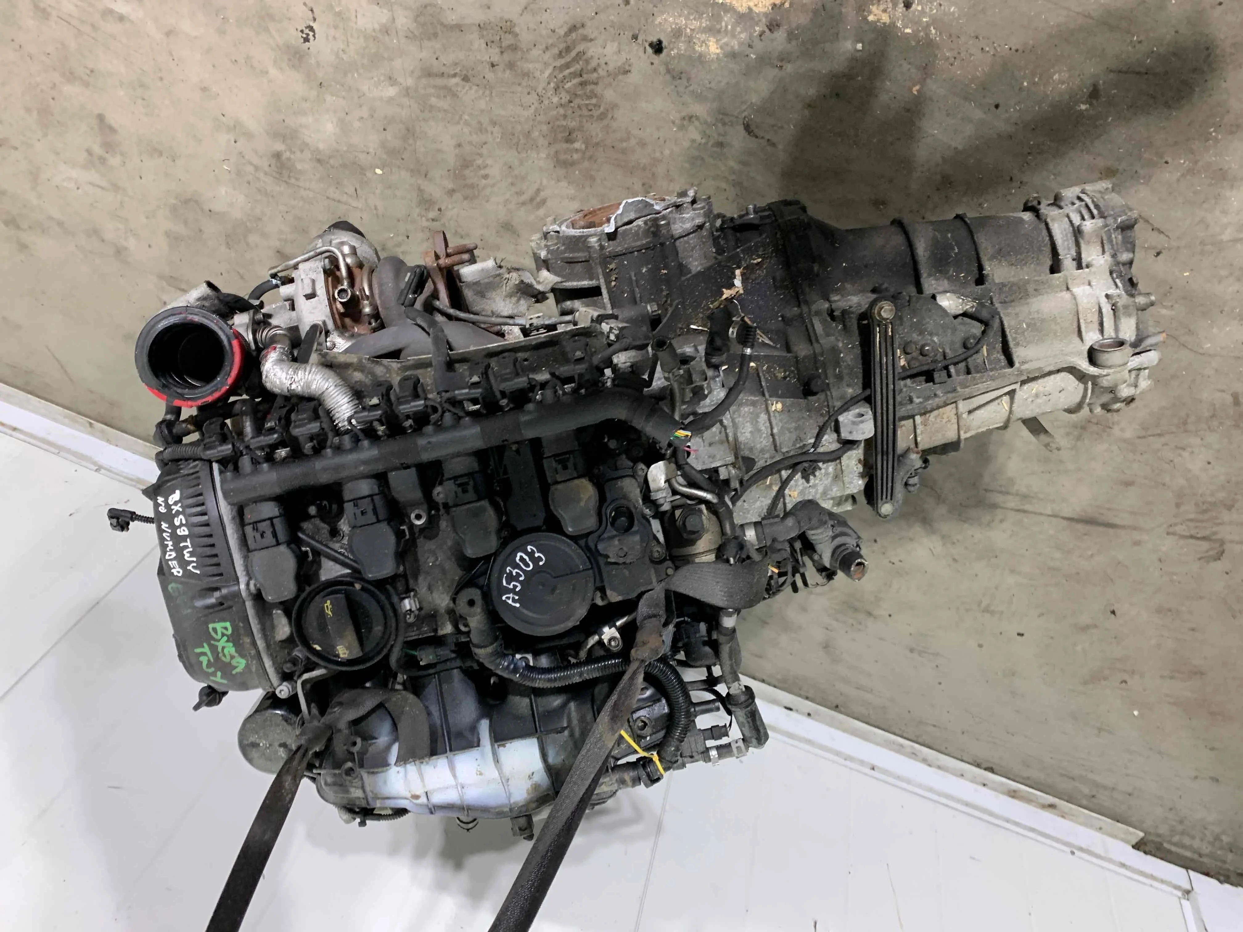 Двигатель Audi A5 2010 2.0 TFSI МКПП Передний