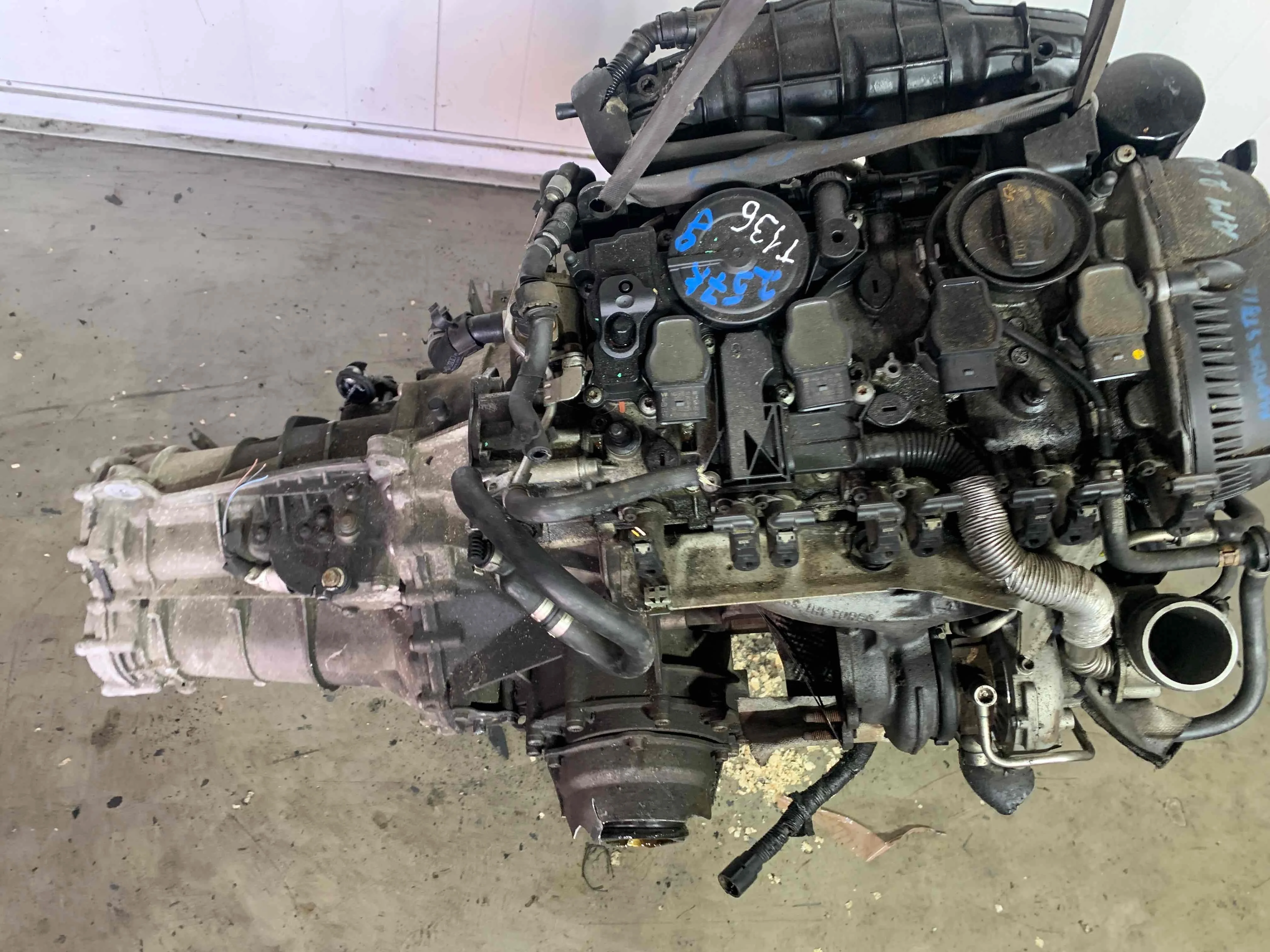 Двигатель Audi A5 2010 2.0 TFSI МКПП Передний