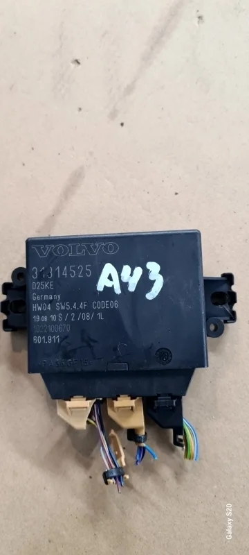 Блок парктроника Volvo Xc60 2011 31314525 D5244T10