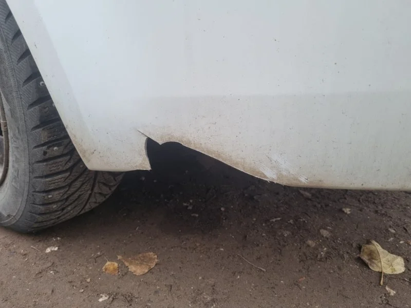 Бампер Kia Rio 2013 866114Y000 СЕДАН 1.4 G4FA MT, задний
