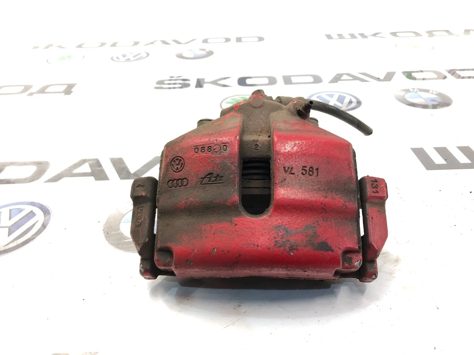 Суппорт тормозной Skoda Octavia Rs 2010 1K0615123F A5 (1Z) 2.0 CCZA, передний левый