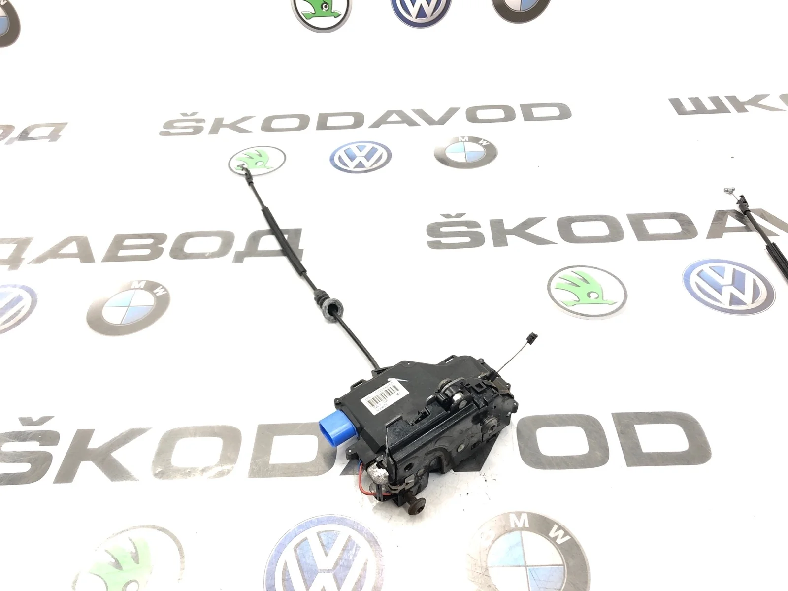 Замок двери Skoda Octavia Rs 2012 7L0839015D A5 (1Z) 2.0 CEGA, задний левый