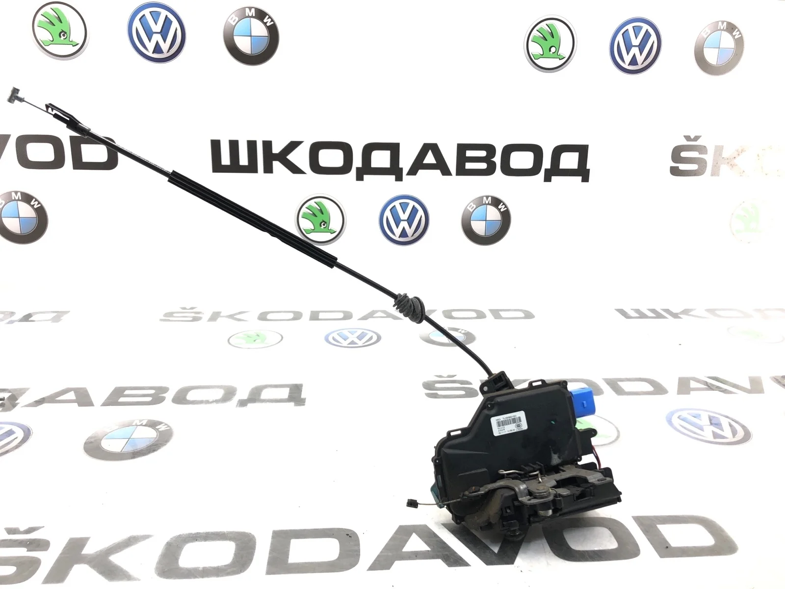 Замок двери Skoda Octavia Rs 2012 7L0839016D A5 (1Z) 2.0 CEGA, задний правый