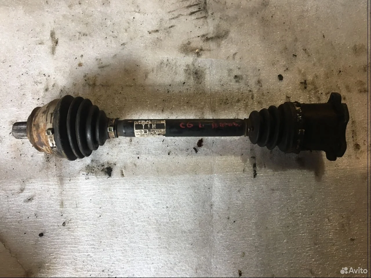 Передний правый привод audi a6 4f c6 4f0407271h