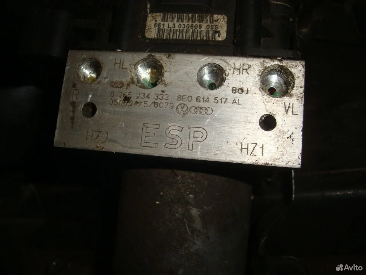 Блок абс abs 8e0614517al для ауди audi