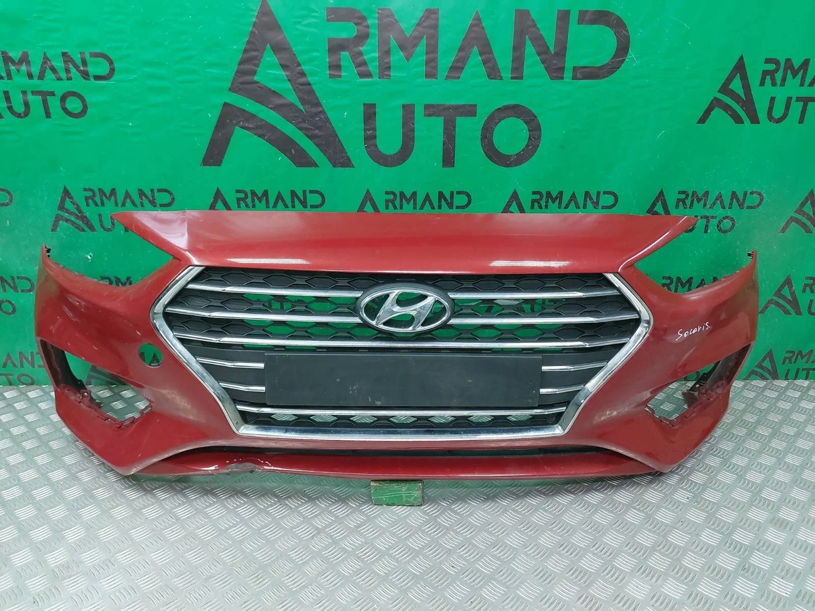 Бампер Hyundai Solaris 2017-2020
