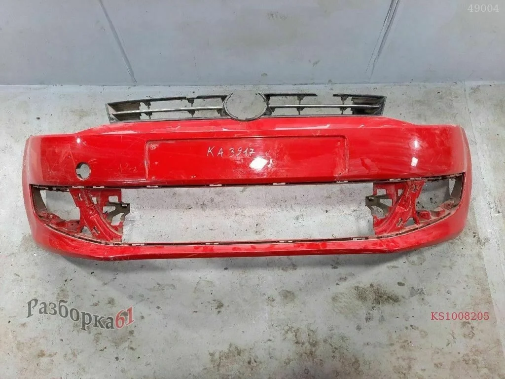 Бампер VOLKSWAGEN POLO Передний. Хэтчбек.