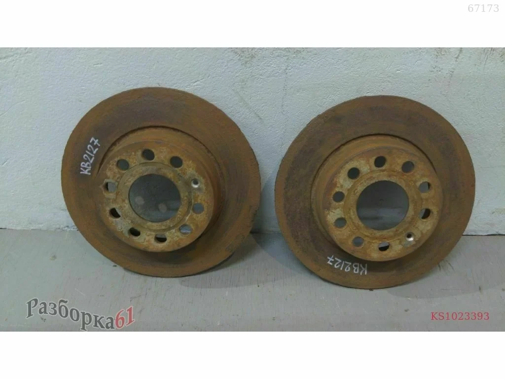Диск тормозной AUDI A3 8V Задний