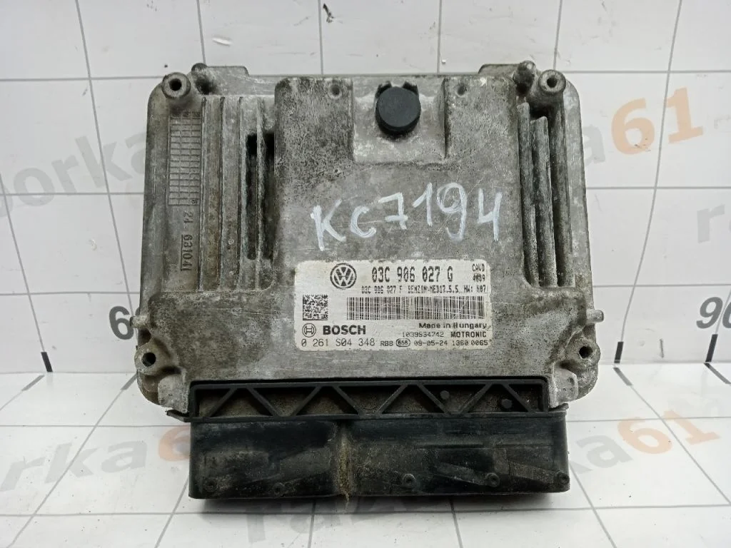 Блок управления двигателя VOLKSWAGEN GOLF 6 1.4 CAVD + DSG-7