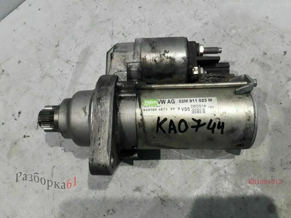 Стартер VOLKSWAGEN PASSAT CC