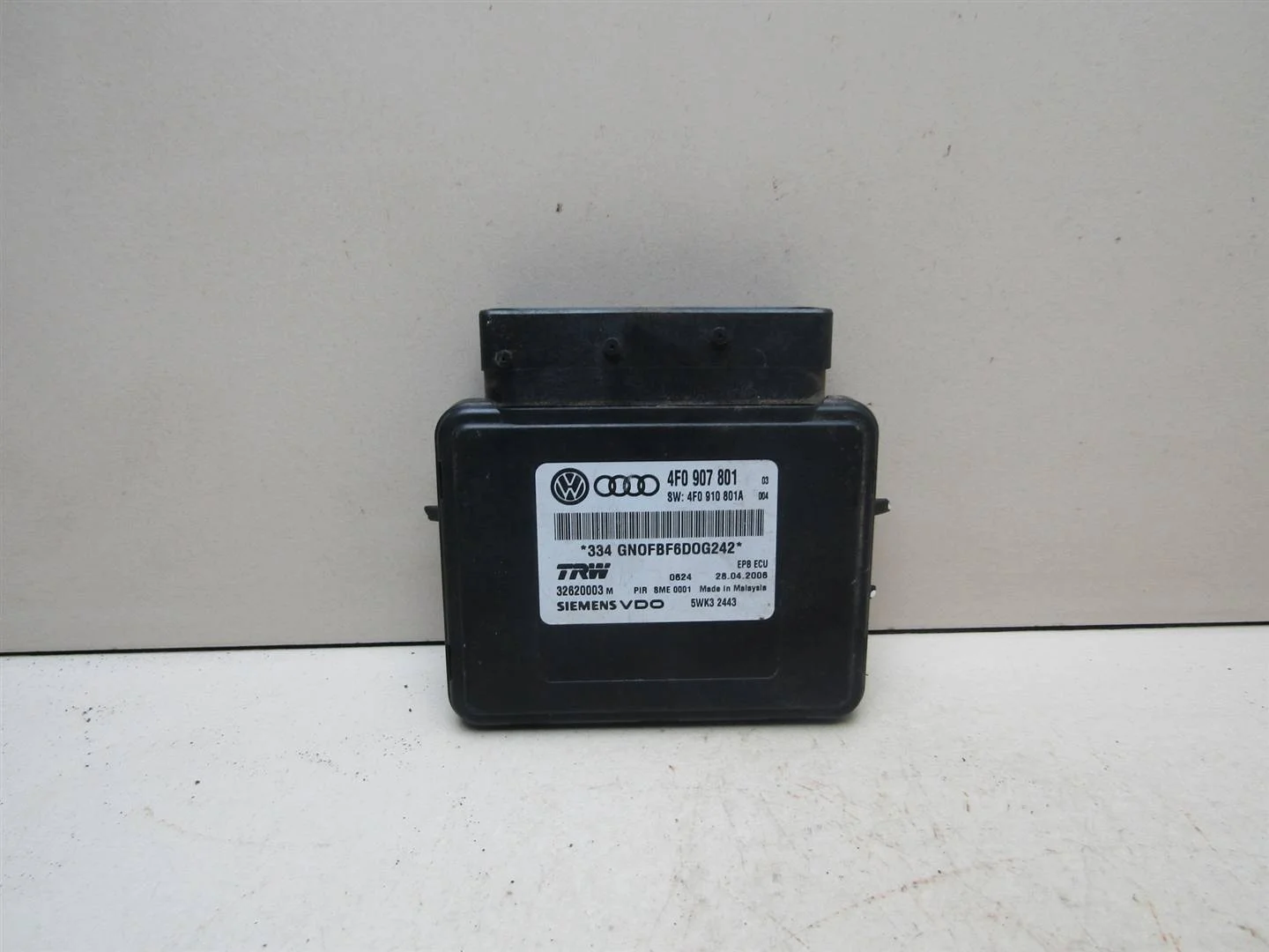 Блок управления парковочным тормозом Audi A6 (C6,4F) 2005-2011  [4F0907801]  3.2 AUK в Вологде