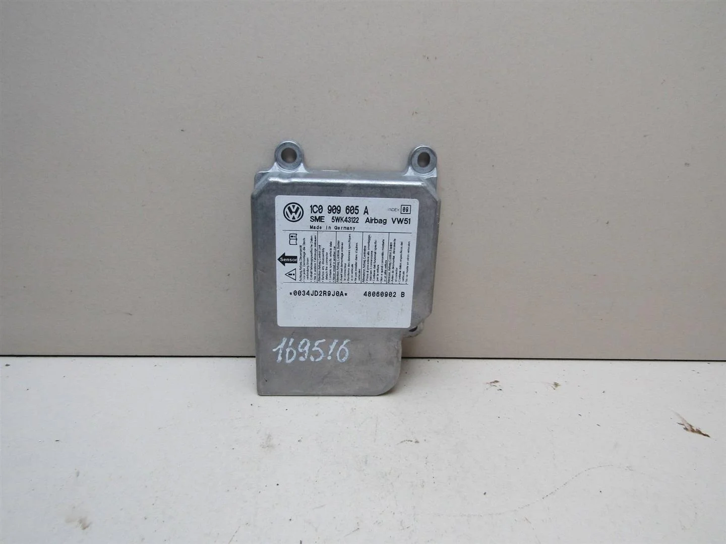 Блок управления AIR BAG VW Transporter T5 2003-2015  [1С0909605A]  в Вологде