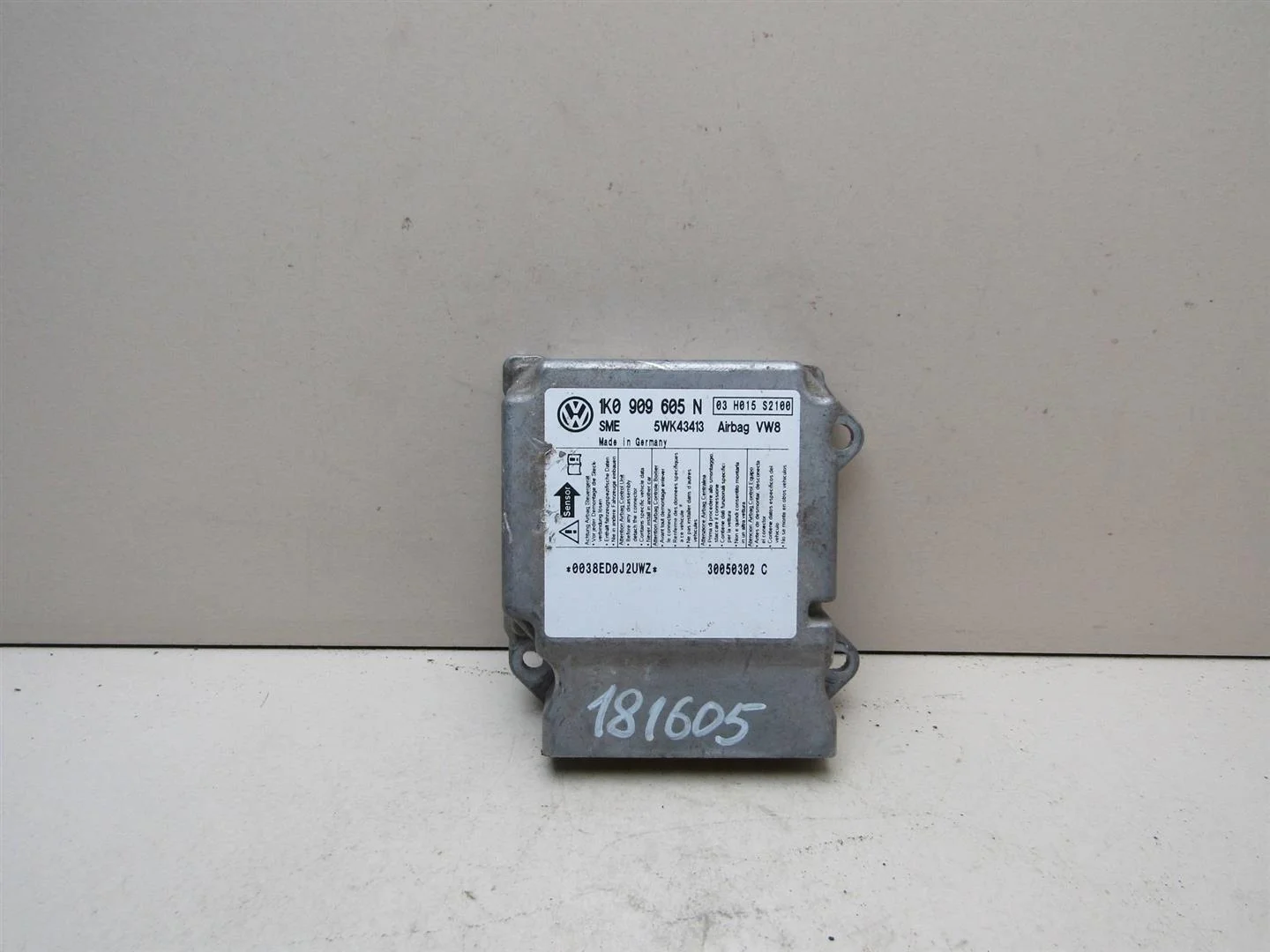 Блок управления AIR BAG Skoda Octavia (A5 1Z-) 2004-2013  [1K0909605N]  в Вологде