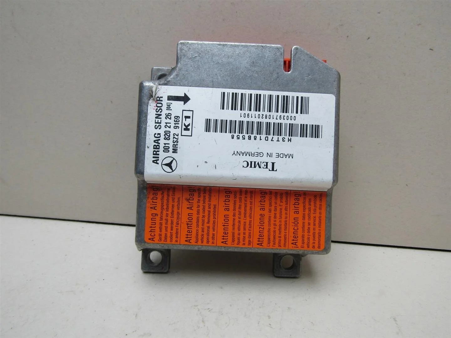 Блок управления AIR BAG Mercedes Benz W210 E-Klasse 1995-2000  [0018202126]  2.9 OM602.982 в Вологде