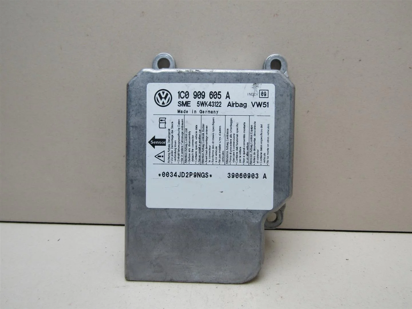 Блок управления AIR BAG VW Transporter T5 2003-2015  [1C0909605A]  в Вологде