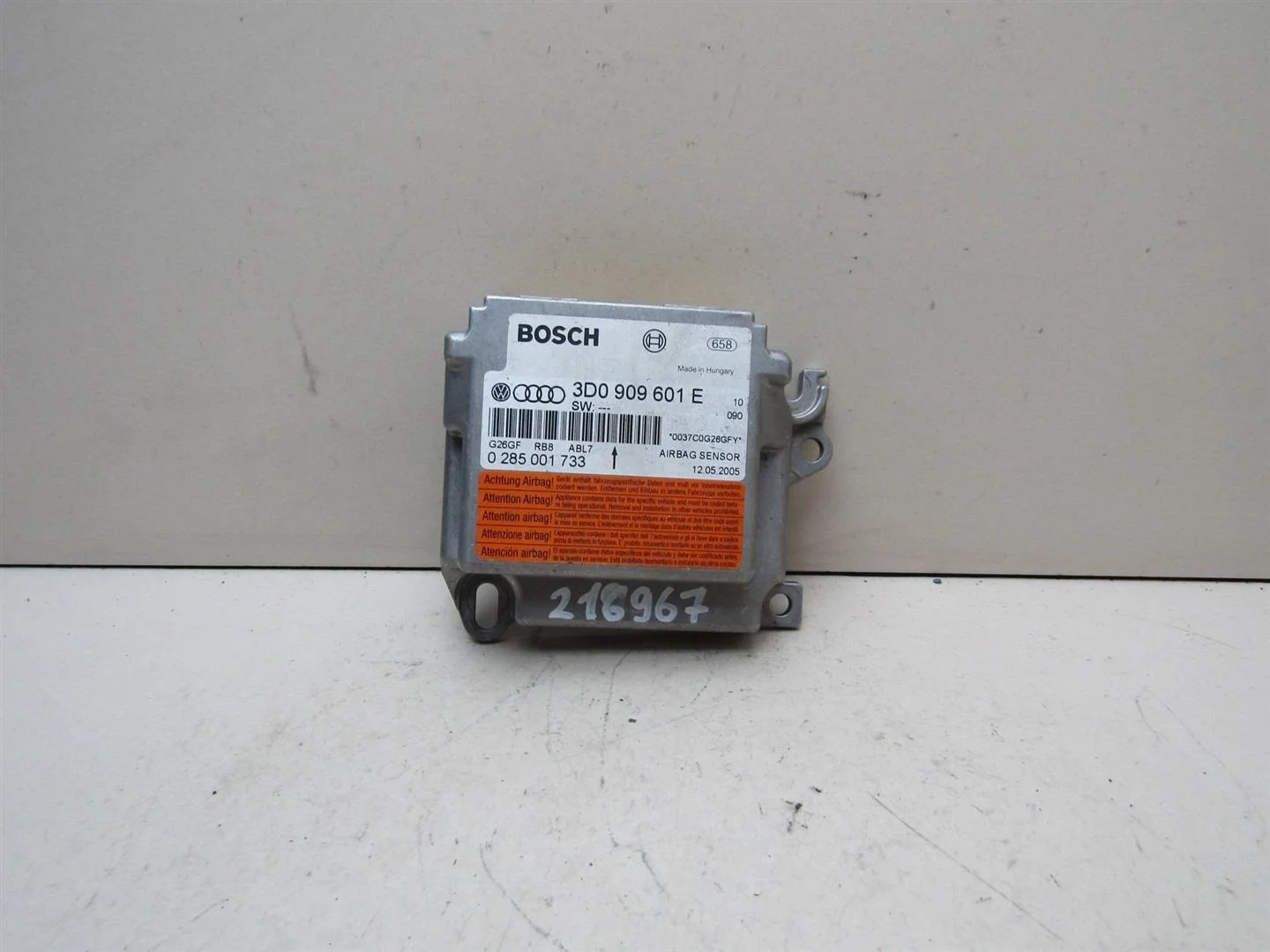 Блок управления AIR BAG Porsche Cayenne 2003-2010  [3D0909601E]  в Вологде