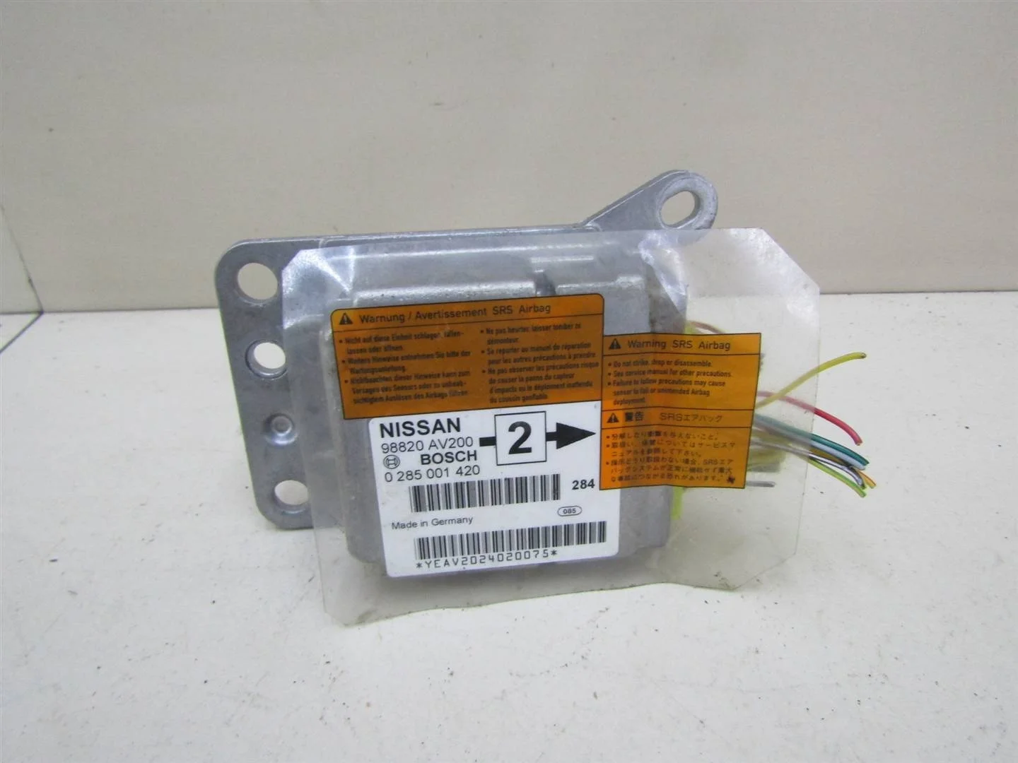 Блок управления AIR BAG Nissan Primera P12E 2002-2007  [98820AV200]  1.8 16v QG18DE в Вологде