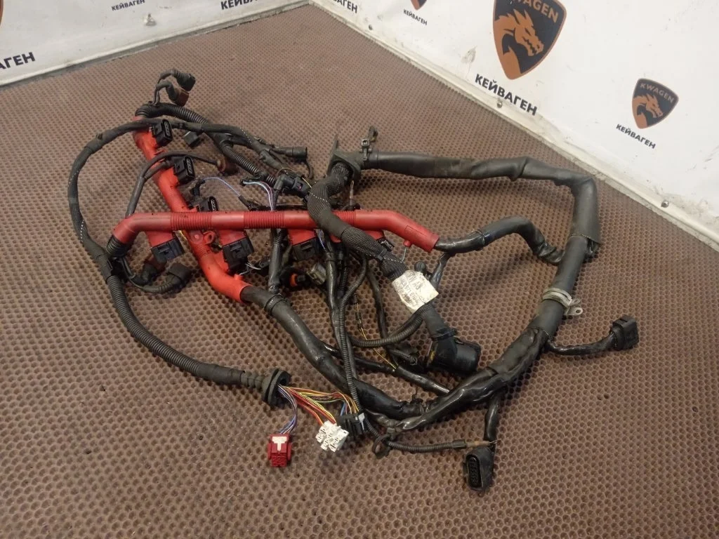 Проводка двс Audi Q7 2005 4L