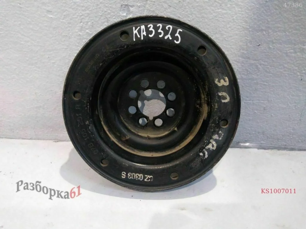 Шкив коленвала 2.8 V6 AQD (1. Двигатель)