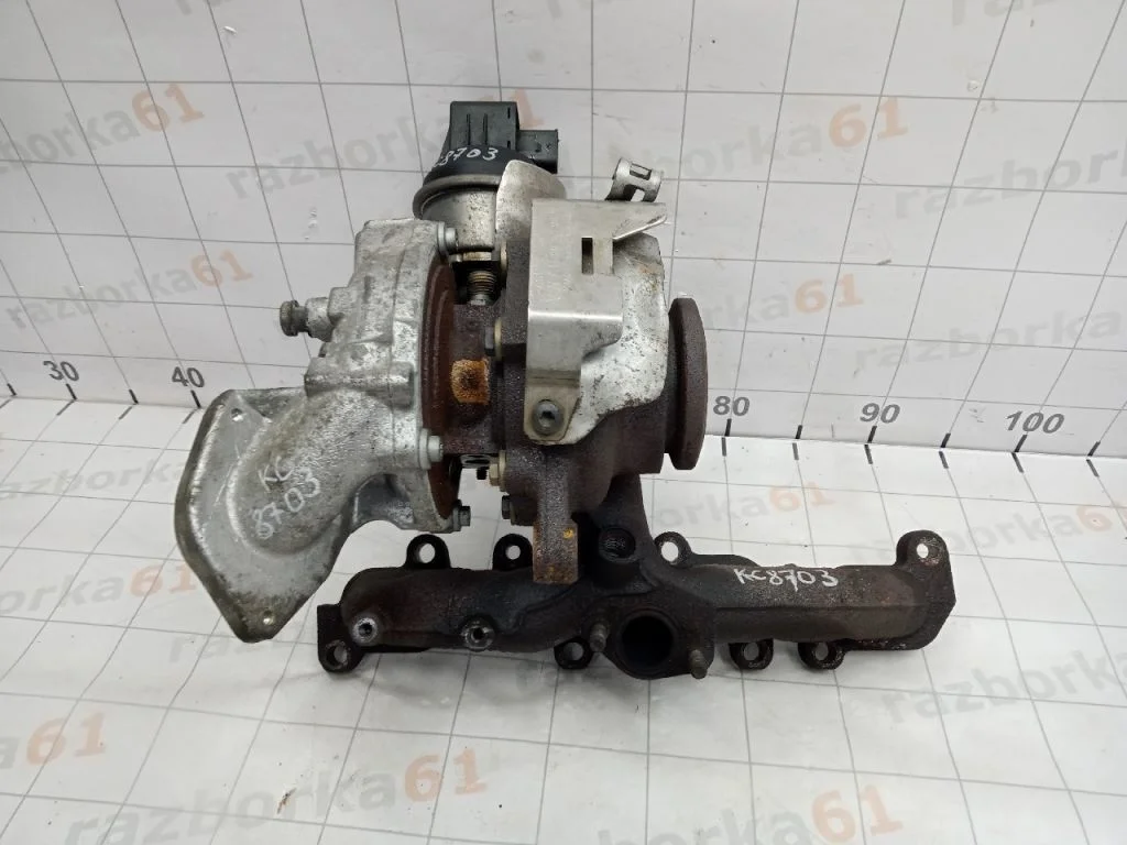 Турбина 2.0 TDI Пробег 88432ml=141490км. (1. Двигатель)