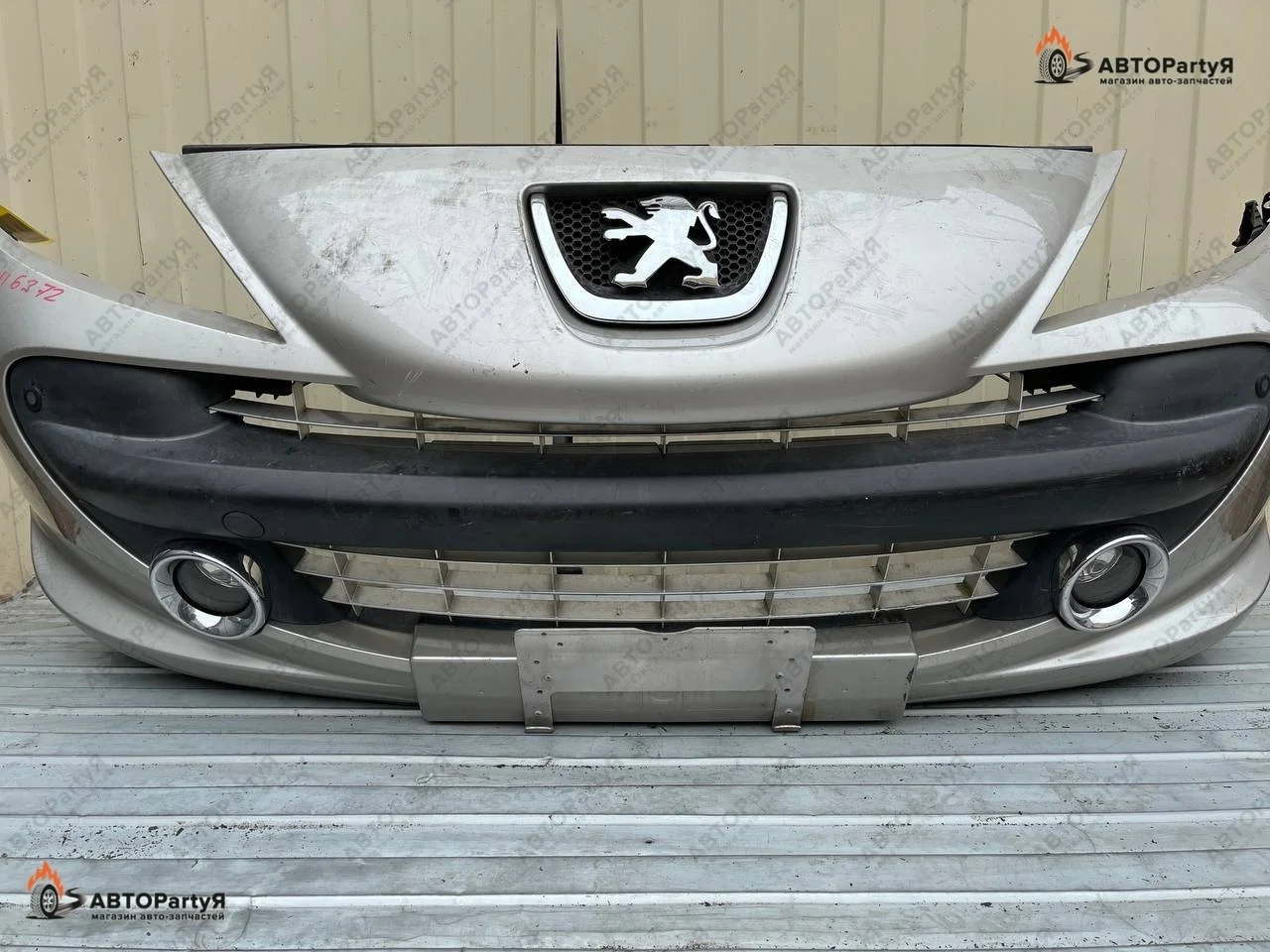 Бампер передний Peugeot (Пежо) 207 рестайлинг