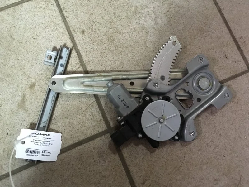 Стеклоподъемник Mitsubishi Outlander Xl 2006 - 2012 5713A086, задний правый