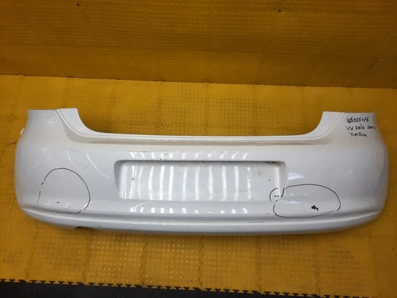Бампер Volkswagen Polo 2009 6R6807421BK, задний