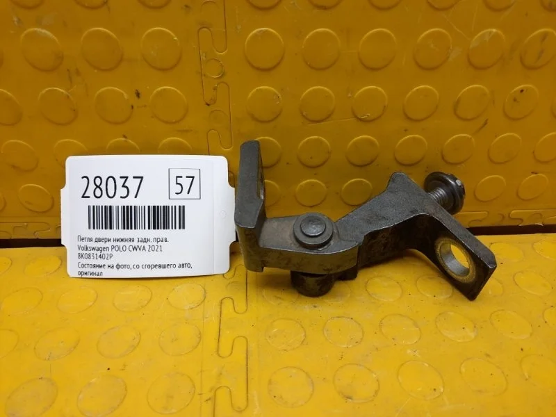 Петля двери нижняя Volkswagen Polo 2021 8K0831402P CWVA, задняя правая