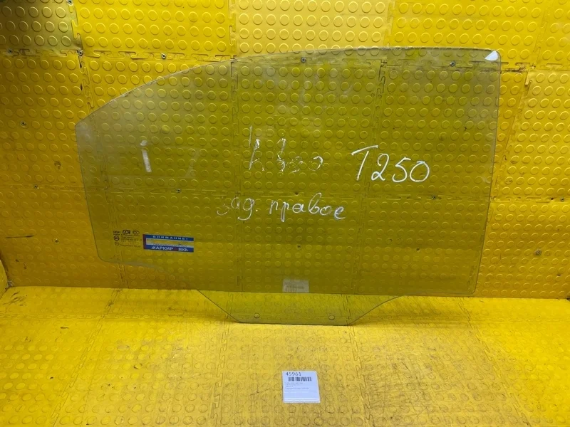 Стекло двери Chevrolet Aveo 96649119 T250, заднее правое