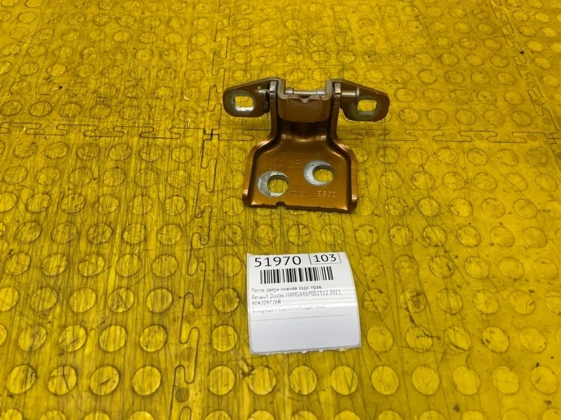 Петля двери нижняя Renault Duster 2021 804209726R HJD H4MG446P002512, задняя правая
