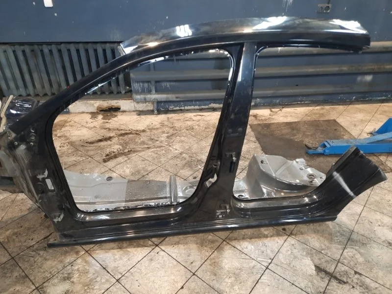 Порог со стойкой Volkswagen Polo 2019 6RU809051A 6C1 CWV 630478, левый