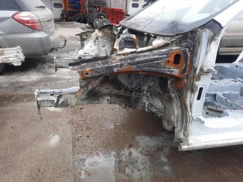 Лонжерон Volkswagen Polo 2021 6R0803105A CK4 CWVA, передний левый